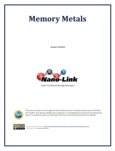 Screenshot for Memory Metals Module