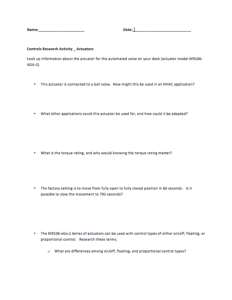 Screenshot for Self-Learning Research Activity -- Actuators (for controls and automation)