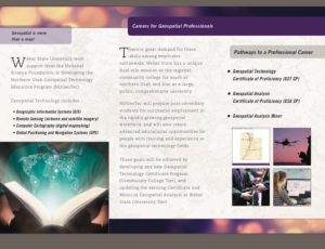 Screenshot for NUGeoTec Program Marketing Brochures