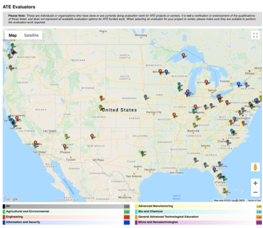 ATE Evaluators map screencap
