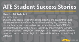 Student Success story card