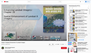 Screenshot for Spatial Enhancement of Landsat 8 Imagery (Chapter 18 of 25)
