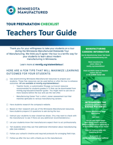 Screenshot for Tour Preparation Checklist: Teachers Tour Guide