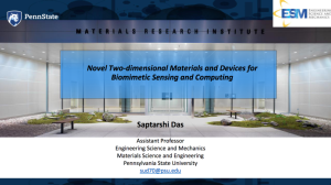 Screenshot for Novel Two-dimensional (2D) Materials and Devices for Biomimetic Sensing and Computing