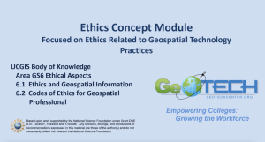 Screenshot for Ethics Concept Module