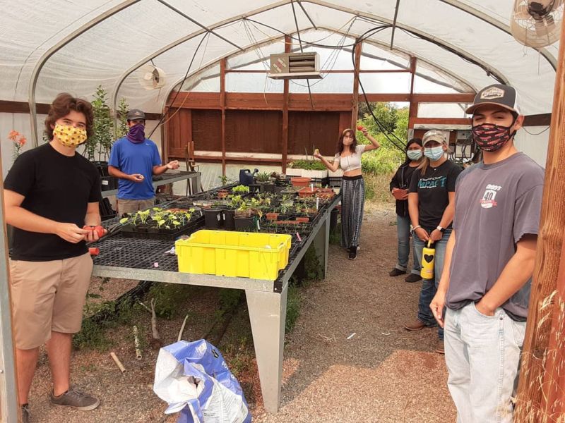 In-person classes in Allan Hancock College’s greenhouse and farm in fall 2020 helped grow ag science enrollments.