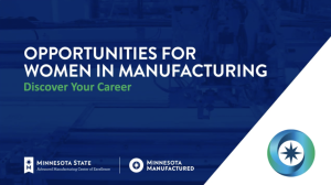 Screenshot for Opportunities for Women in Manufacturing