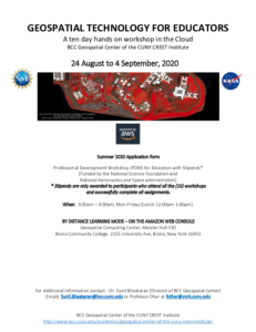 Screenshot for Geospatial Technology for Educators