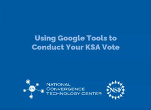 Screenshot for Using Google Tools to Conduct Your KSA Vote