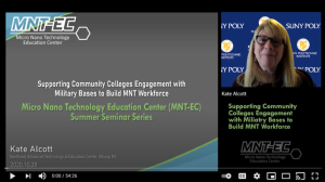 Screenshot for Supporting Community Colleges Engagement with Military Bases to Build MNT Workforce