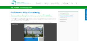Screenshot for Environmental Decision-Making