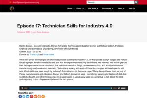 Screenshot for Episode 17: Technician Skills for Industry 4.0