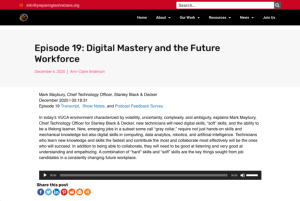 Screenshot for Episode 19: Digital Mastery and the Future Workforce