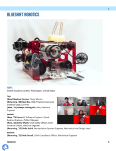 Screenshot for Blueshift Robotics - Technical Report