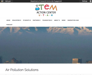 Screenshot for Air Pollution Solutions Lesson