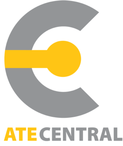 ATE Central logo (vertical)