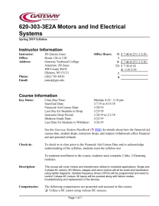 Screenshot for Motors and Electrical Systems