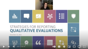Screenshot for Strategies for Reporting Qualitative Evaluations