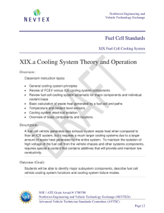 Screenshot for Fuel Cell Standards: Fuel Cell Cooling Systems