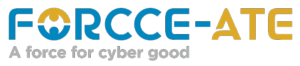 FORCCE-ATE logo: A force for cyber good