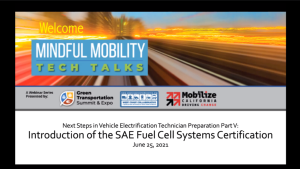 Screenshot for Introduction of the SAE Fuel Cell Systems Certification