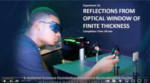 Screenshot for Reflections From Optical Window of Finite Thickness (Lab 16 of 23)