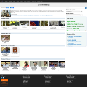 Screenshot for Biotech Careers: Bioprocessing