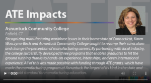 Screenshot for ATE Impacts: Asnuntuck Community College