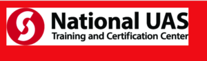 The red and white logo for the National Unmanned System Center