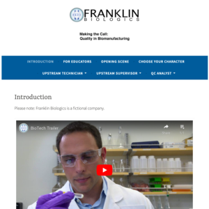 Screenshot for Interactive Movie: Franklin Biologics