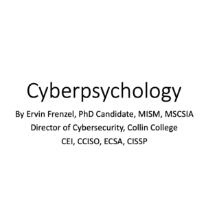 Screenshot for Cyberpsychology