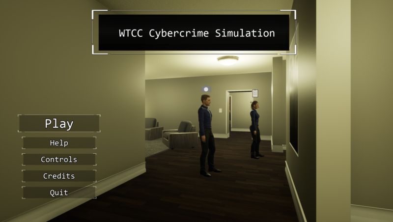 Simulation's main menu
