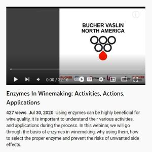 Screenshot for Enzymes In Winemaking: Activities, Actions, Applications