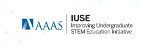 A screenshot of the AAAS-IUSE banner on their website