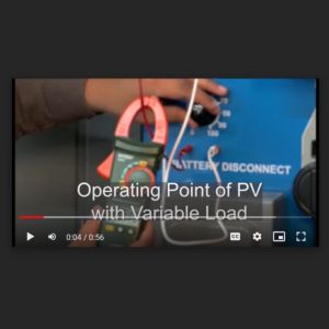 Screenshot for Lab: Operating Point of PV with Variable Load (3 of 25)