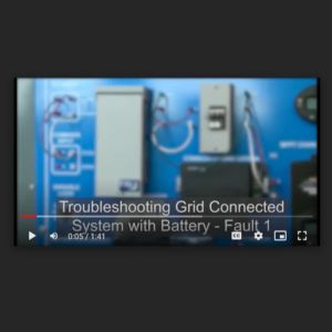 Screenshot for Lab: Troubleshooting Grid Connected System with Battery Fault 1 (16 of 25)