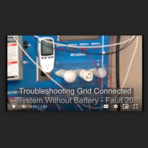 Screenshot for Lab: Troubleshooting Grid Connected System Without Battery Fault 20 (14 of 25)