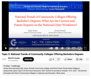 Screenshot for Topic 5: National Trends of Community Colleges Offering Bachelors Degrees