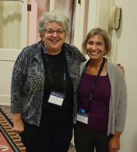 Delahanty was informally mentored by Linda Roselli Rehfuss, left, and others in the ATE community. 