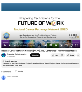 Screenshot for National Career Pathways Network