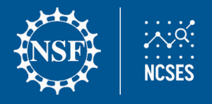 A screenshot of the NSF and NCSES logos