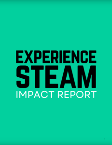 Screenshot for Experience STEAM Impact Report