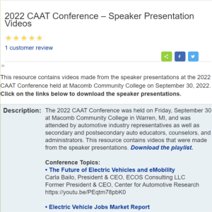 Screenshot for 2022 CAAT Conference: Speaker Presentation Videos