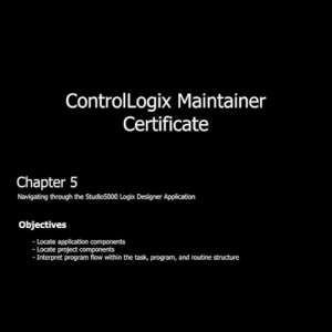 Screenshot for Rockwell Automation PLC Maintainer I Certification Prep Videos: Chapter 5 (4 of 11)