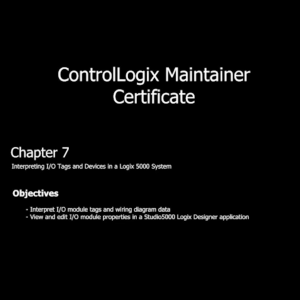 Screenshot for Rockwell Automation PLC Maintainer I Certification Prep Videos: Chapter 7 (7 of 11)