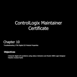 Screenshot for Rockwell Automation PLC Maintainer I Certification Prep Videos: Chapter 10 (10 of 11)