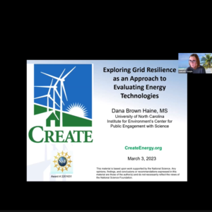 Screenshot for Exploring Grid Resilience as an Approach to Evaluating Energy Technologies