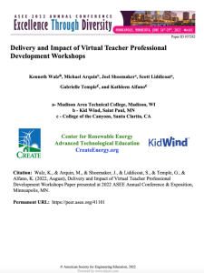 Screenshot for Delivery and Impact of Teacher Professional Development Workshops