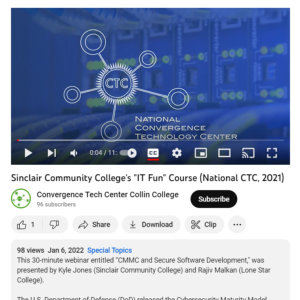 Screenshot for Sinclair Community College's 