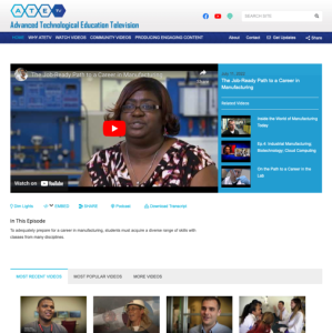 Screenshot for Advanced Technological Education Television (ATETV)